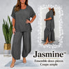-50 % · OFFRE LIMITÉE · Jasmine™ · Ensemble tailleur deux pièces coupe décontractée