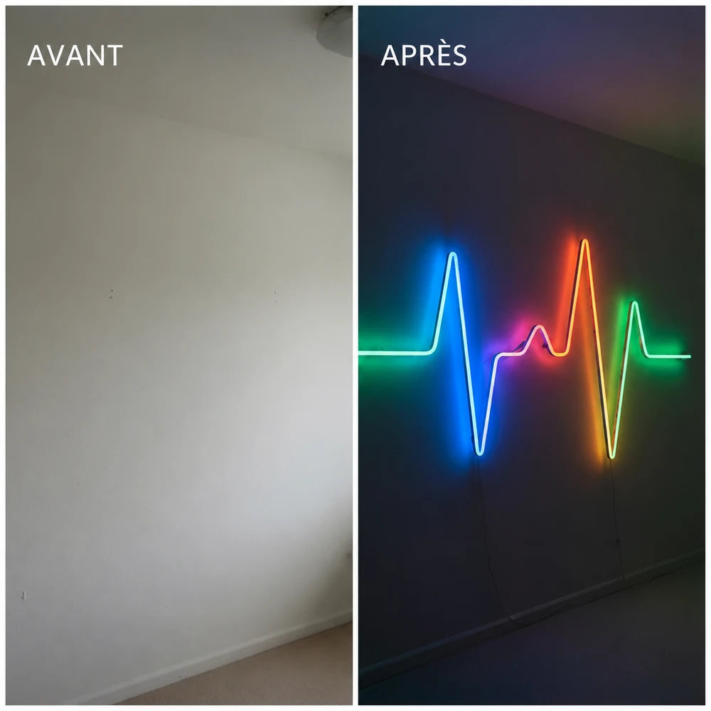-50 % · OFFRE LIMITÉE · NeoAura™ · Bandes LED néon