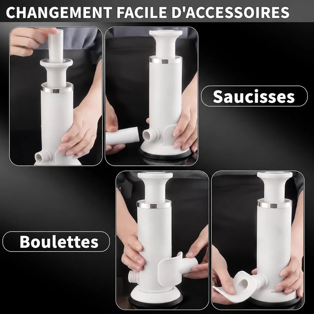 -50 % · OFFRE LIMITÉE · MasterStuffer™ · Saucisses et boulettes faciles !