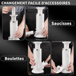 -50 % · OFFRE LIMITÉE · MasterStuffer™ · Saucisses et boulettes faciles !