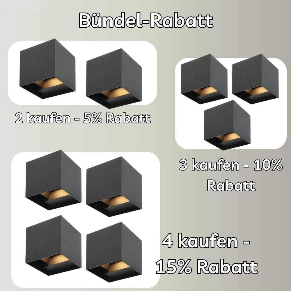 50% DE REMISE TEMPORAIRE | LuminaCube™ | La lampe murale sans fil et luxueuse !