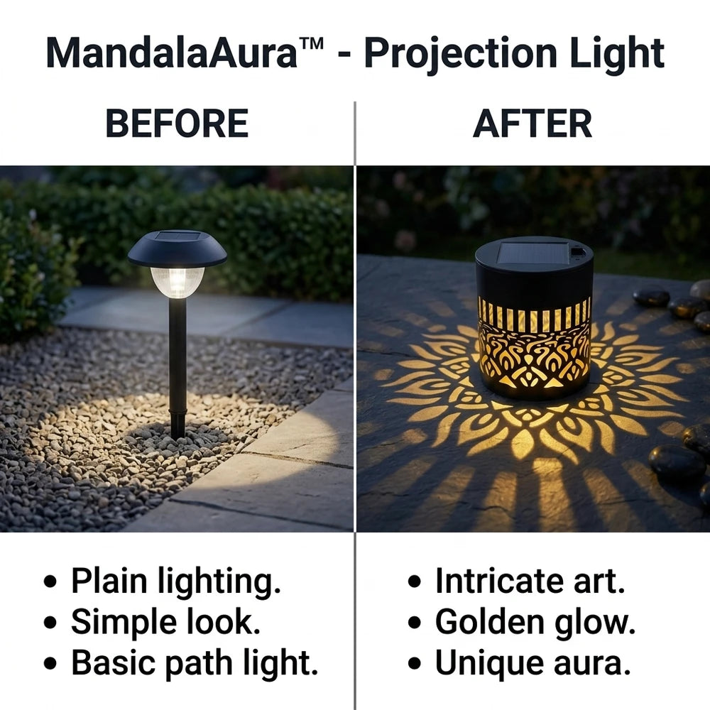 1 + 1 GRATUIT AUJOURD'HUI | MandalaAura™ - Lampe de projection