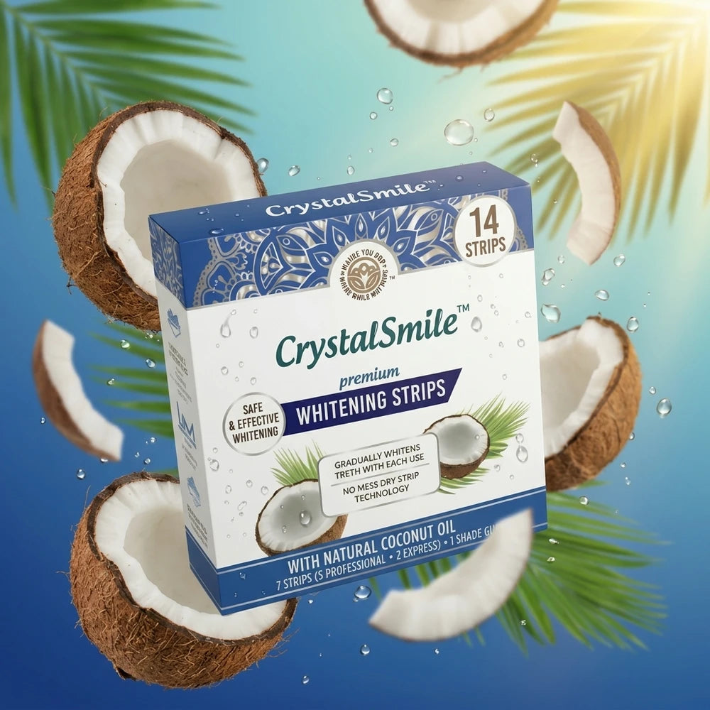 1 + 1 GRATUIT AUJOURD'HUI | CrystalSmile™ - Bandes de blanchiment dentaire