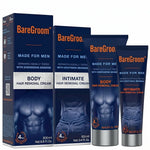 1+1 OFFERT · AUJOURD'HUI · BareGroom™ · Crème dépilatoire