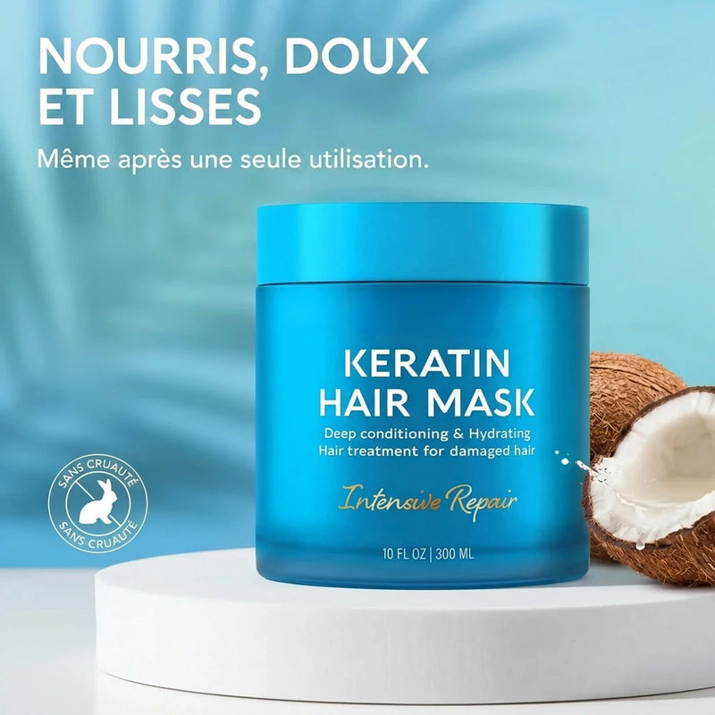 1+1 OFFERT · AUJOURD'HUI · KeratinRevive™ · Masque capillaire