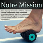-50 % · OFFRE LIMITÉE · RollRelief™ · Rouleau de massage