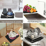 1+1 OFFERT · AUJOURD'HUI · DripDock™ · Tapis séchage vaisselle