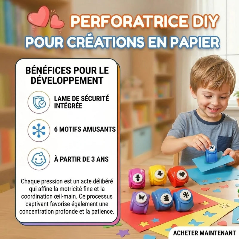 -50 % · OFFRE LIMITÉE · CraftPunch™ · Perforatrice à motifs