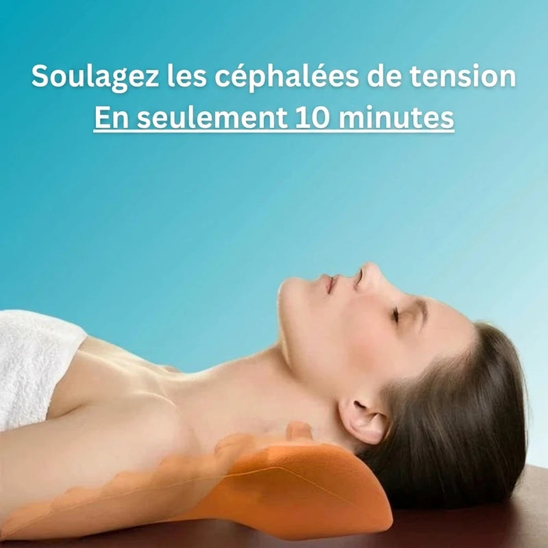 -50 % · OFFRE LIMITÉE · TensionFree™ · Massage points gâchettes