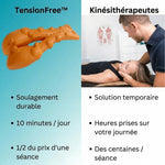 -50 % · OFFRE LIMITÉE · TensionFree™ · Massage points gâchettes