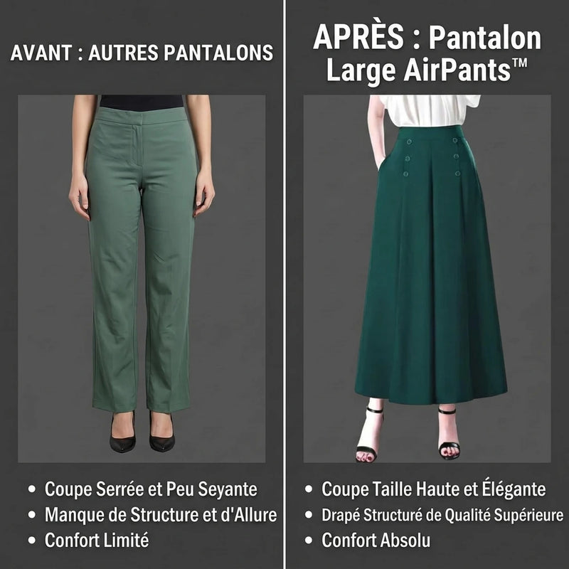 -50 % · OFFRE LIMITÉE · AirPants™ · Pantalon large