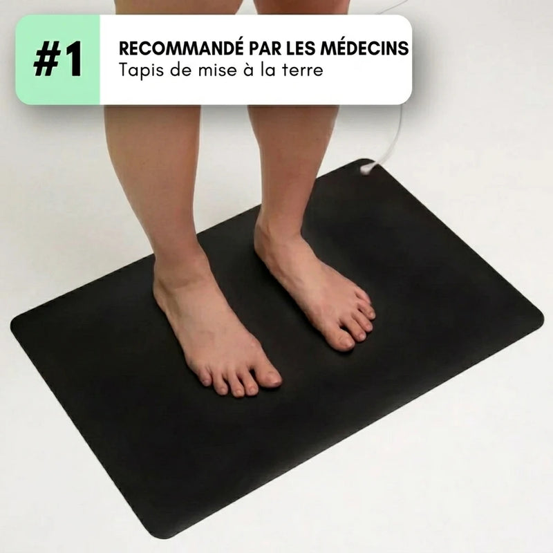 -50 % · OFFRE LIMITÉE · SerenityMat™ · Tapis de mise à la terre