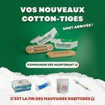 -50 % · OFFRE LIMITÉE · EcoSwab™ · Cotons-tiges réutilisables
