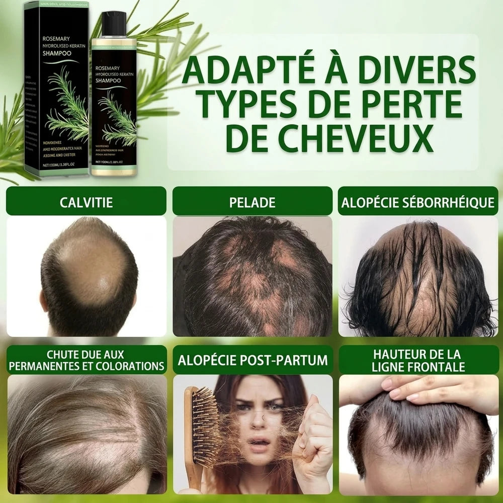 1+1 OFFERT · AUJOURD'HUI · KeraBloom™ · Shampooing pousse cheveux