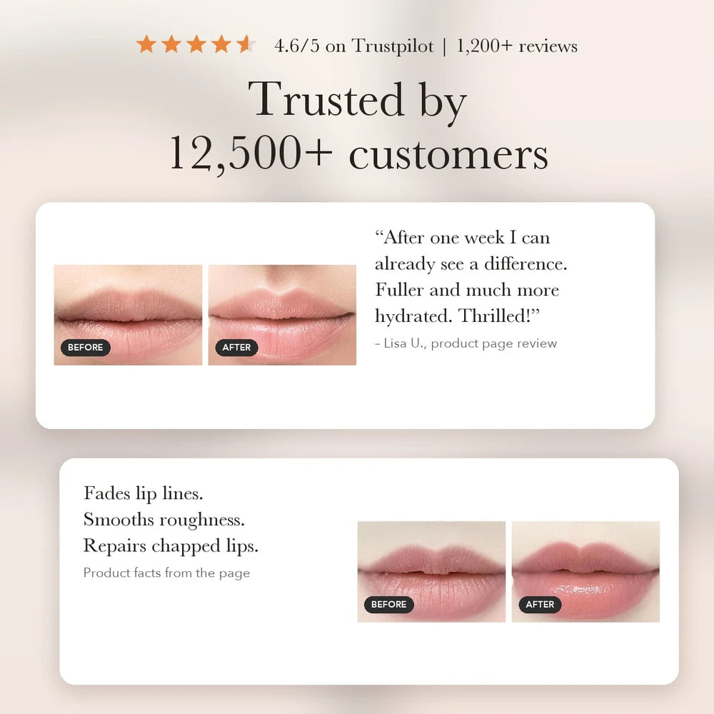 -50 % · OFFRE LIMITÉE · LipLift™ · Des lèvres douces et pulpeuses !