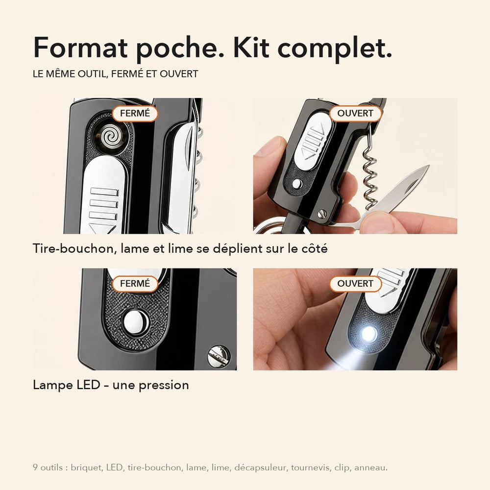 1+1 OFFERT · AUJOURD'HUI · MultiFob™ · L’outil clé ultime