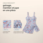 -50 % · OFFRE LIMITÉE · SilhouFit™ · Maillot de bain qui affine votre silhouette sans effort !