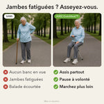 -50 % · OFFRE LIMITÉE · CrutchSeat™ · Aucun siège en vue ? Maintenant, vous en avez un.