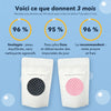 1+1 OFFERT · AUJOURD'HUI · ScrubGlow™ · Gant de douche exfoliant antibactérien