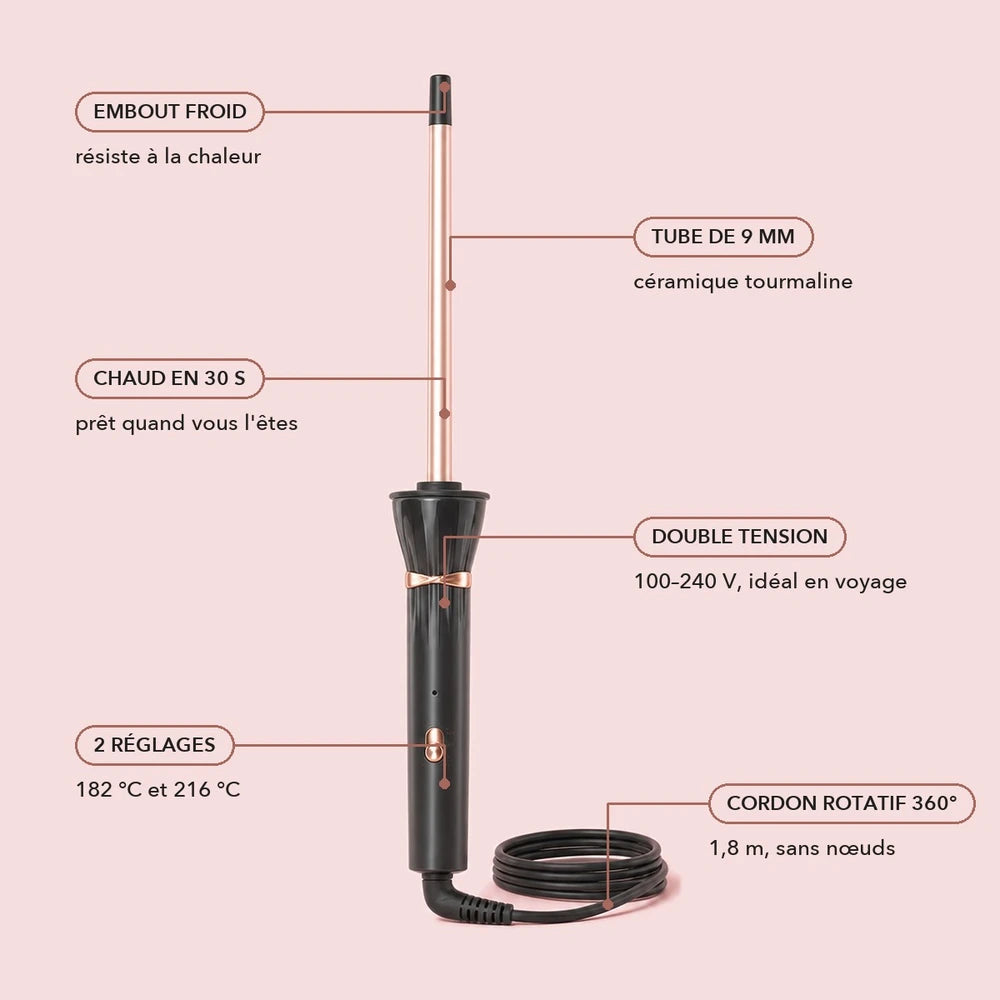 -50 % · OFFRE LIMITÉE · GlamCurl™ · De magnifiques boucles qui restent lisses toute la journée !