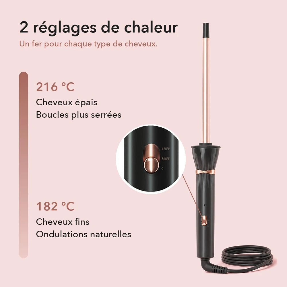 -50 % · OFFRE LIMITÉE · GlamCurl™ · De magnifiques boucles qui restent lisses toute la journée !