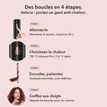 -50 % · OFFRE LIMITÉE · GlamCurl™ · De magnifiques boucles qui restent lisses toute la journée !