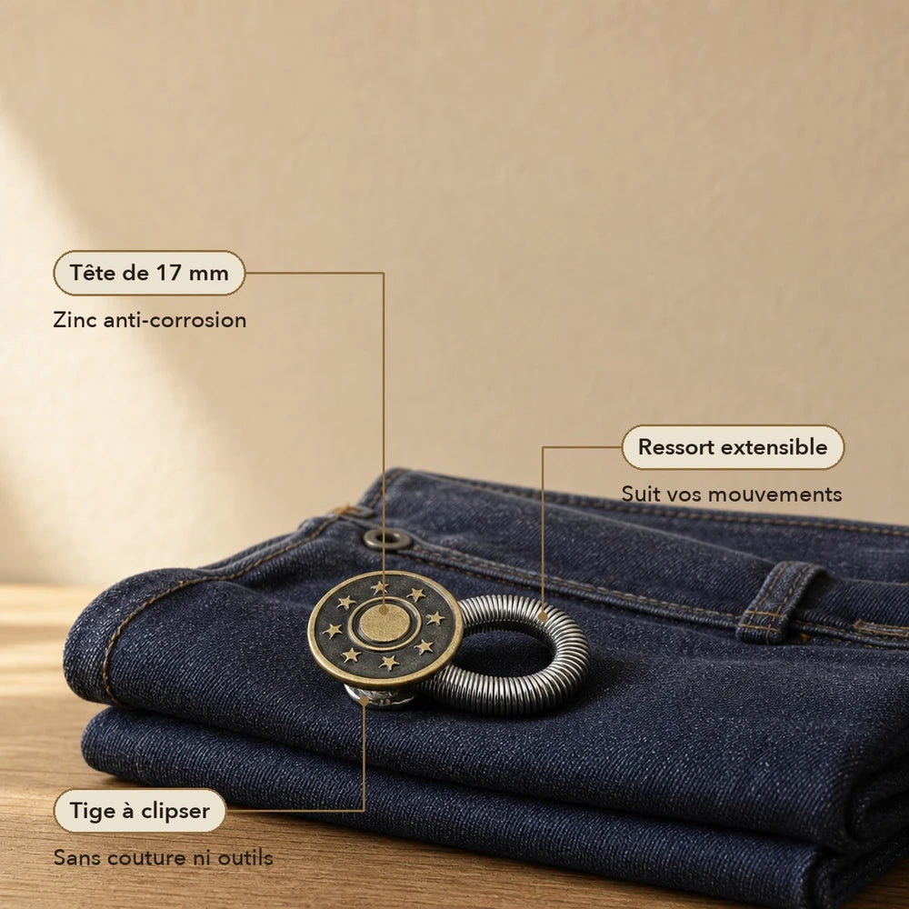 1+1 OFFERT · AUJOURD'HUI · FlexiButton™ · Boutons d’extension de taille