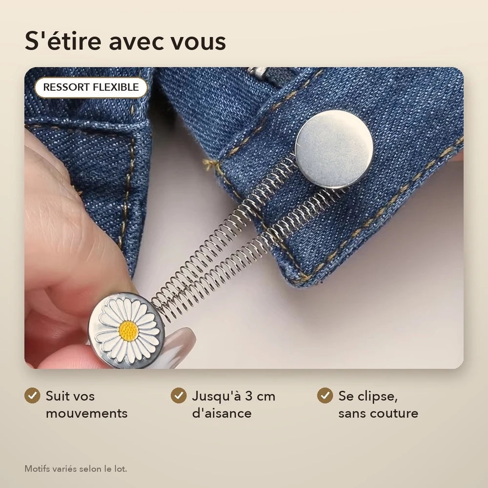 1+1 OFFERT · AUJOURD'HUI · FlexiButton™ · Boutons d’extension de taille
