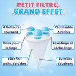 1+1 OFFERT · AUJOURD'HUI · DirtCatcher™ · Filtre anti-saleté pour machine à laver