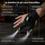 -50 % · OFFRE LIMITÉE · GlovePro™ · Gants LED