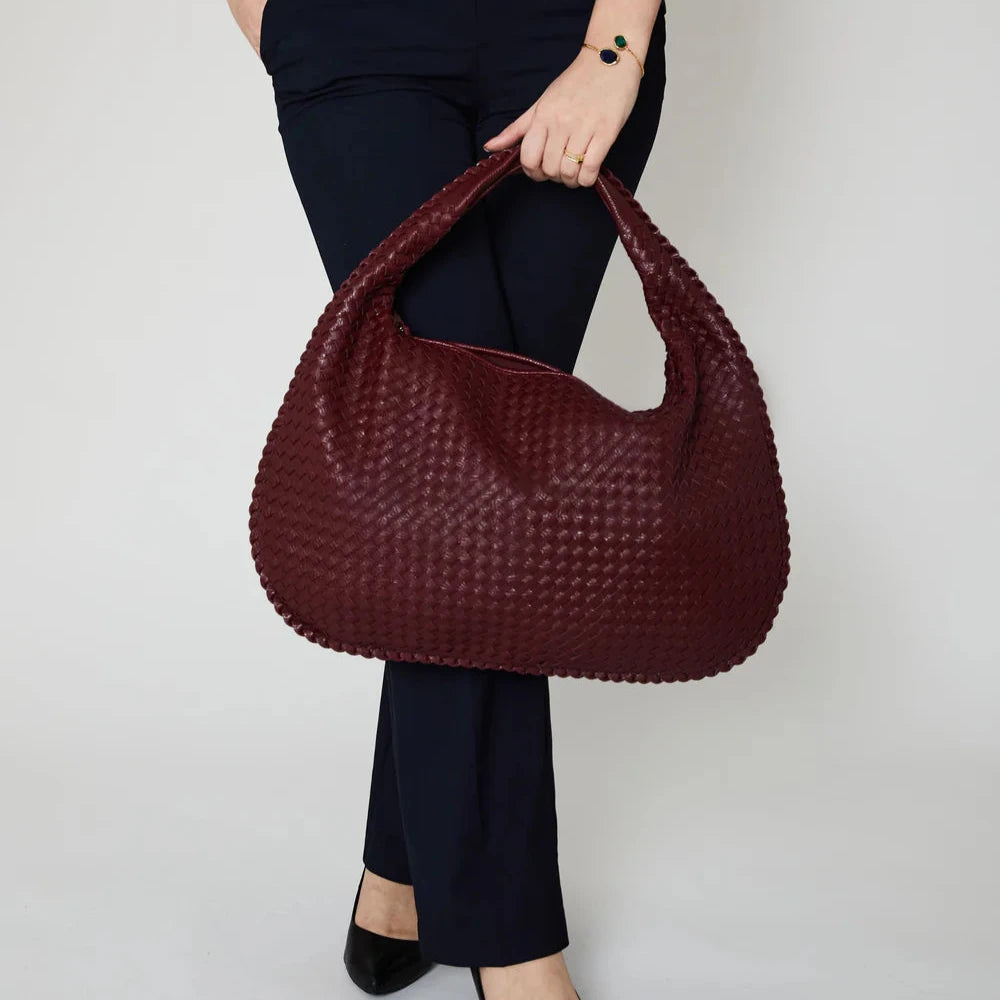 50 % DE REMISE TEMPORAIRE | LuxeBag™ | Élégant sac à bandoulière en cuir tissé