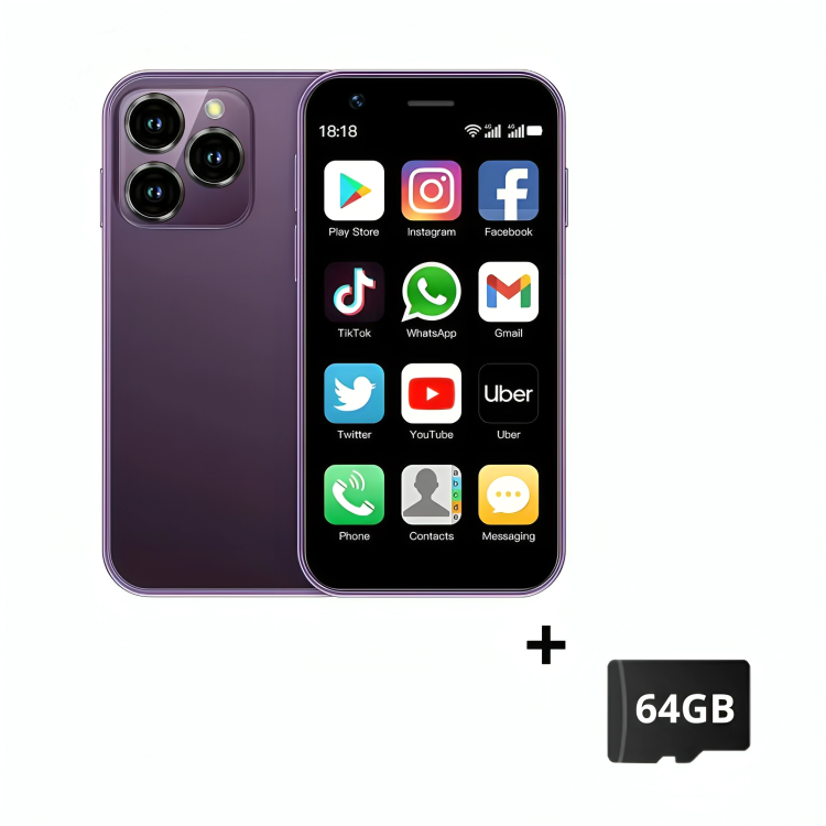 50 % DE RÉDUCTION TEMPORAIRE | TinyPhone™ | Mini-Smartphone