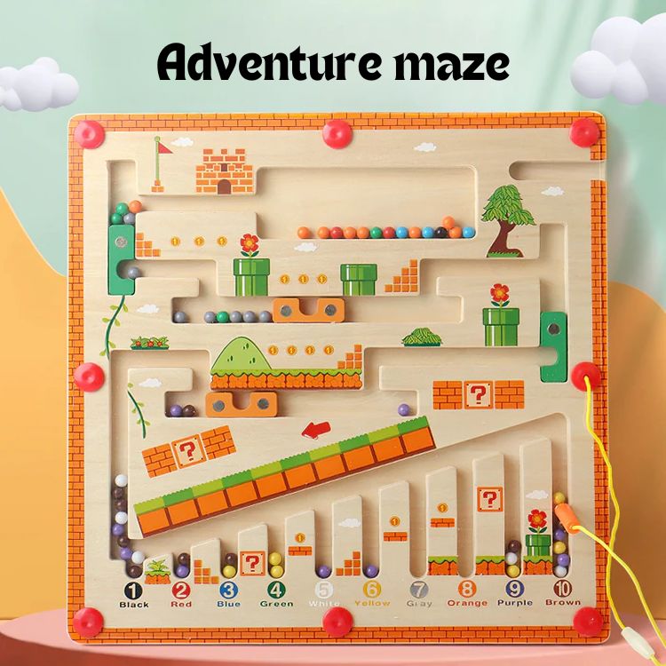 50 % DE REMISE TEMPORAIRE | MazeQuest™ | Plateau de jeu Labyrinthe Magnétique