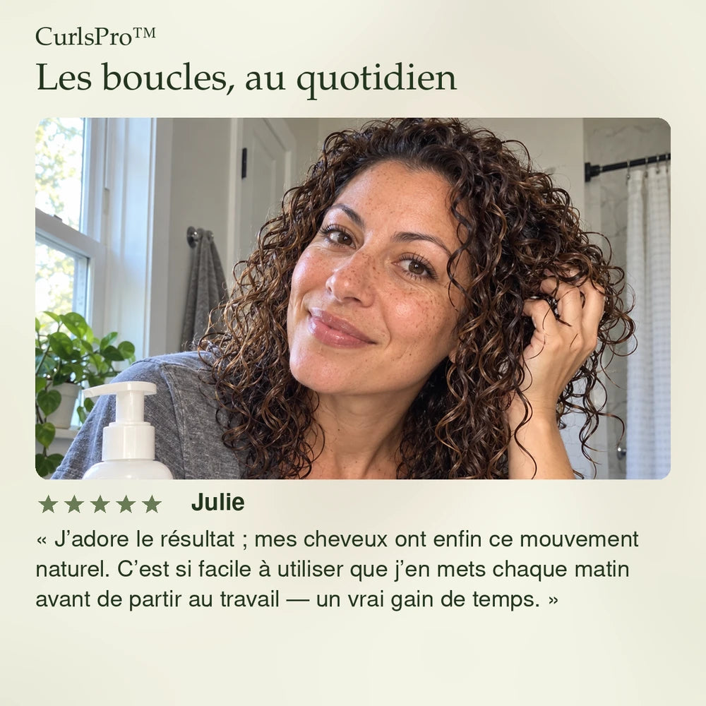 -50 % · OFFRE LIMITÉE · CurlsPro™ · Crème définissante pour boucles