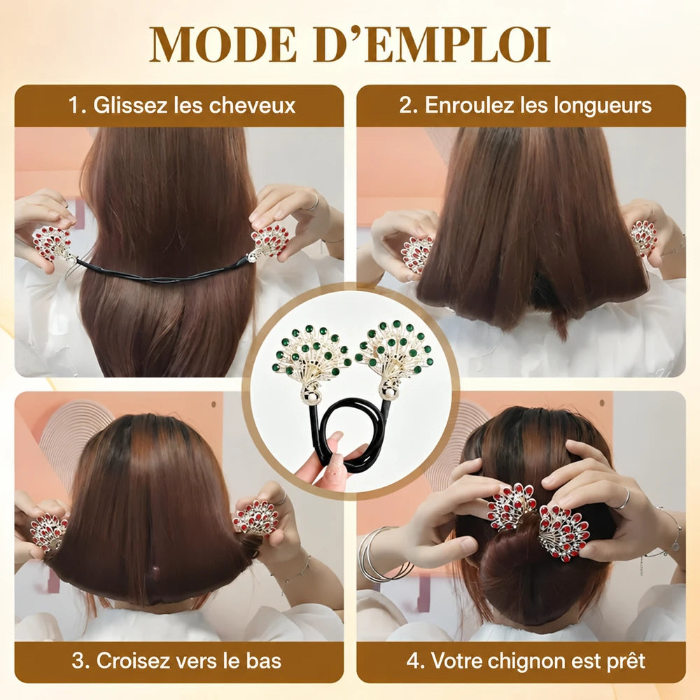 2+3 OFFERT · AUJOURD'HUI · DazzleTie™ · Pince de coiffure