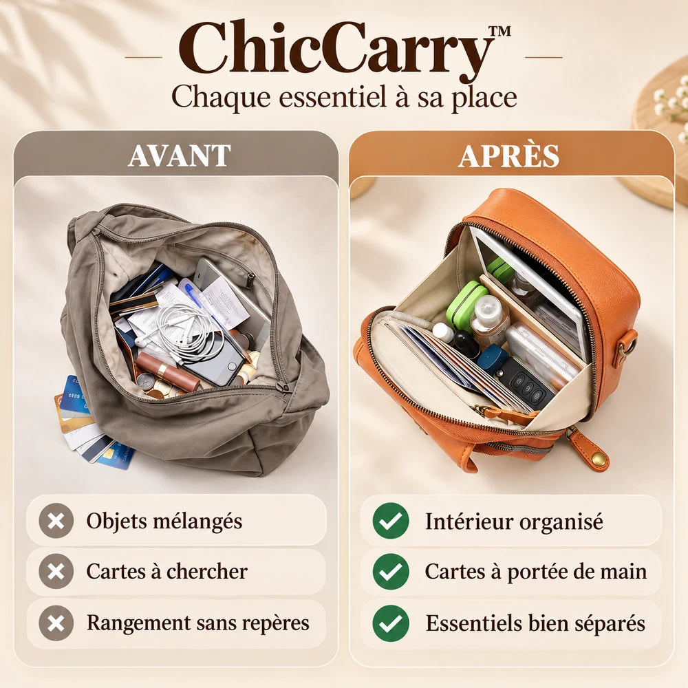 -50 % · OFFRE LIMITÉE · ChicCarry™ · Petit sac bandoulière