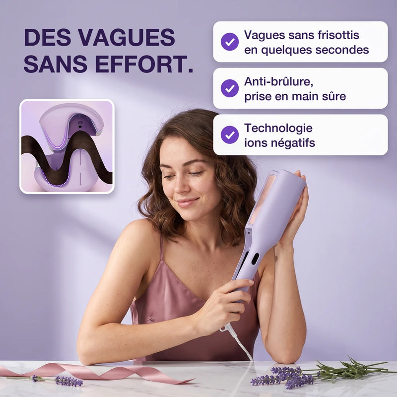-50 % · OFFRE LIMITÉE · CurlEase™ · Fer à boucler French Wave