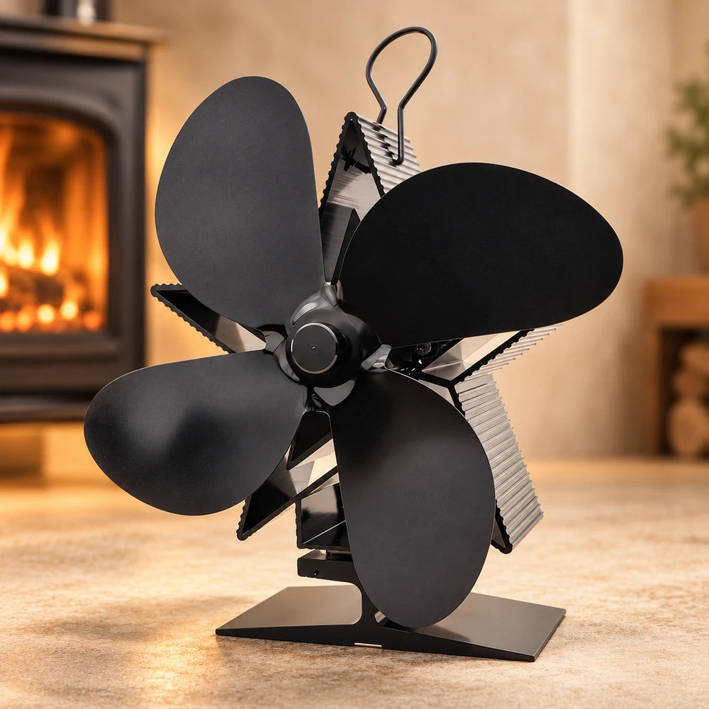 -50 % · OFFRE LIMITÉE · EcoFan™ · Ventilateur de cheminée à 4 pales