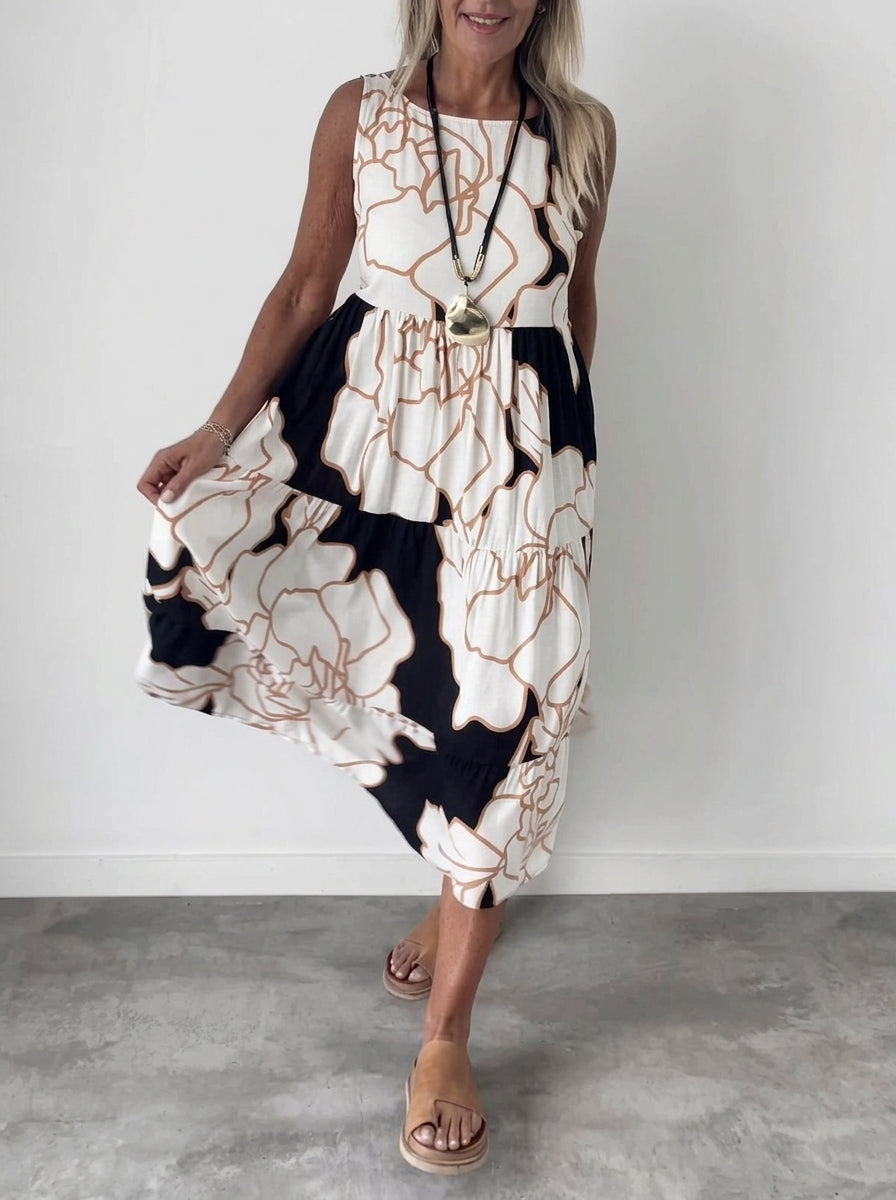 -60 % · OFFRE LIMITÉE · Maureen™ · Robe fleurie élégante