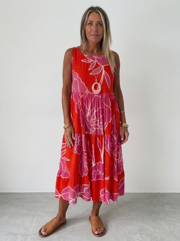 -60 % · OFFRE LIMITÉE · Maureen™ · Robe fleurie élégante