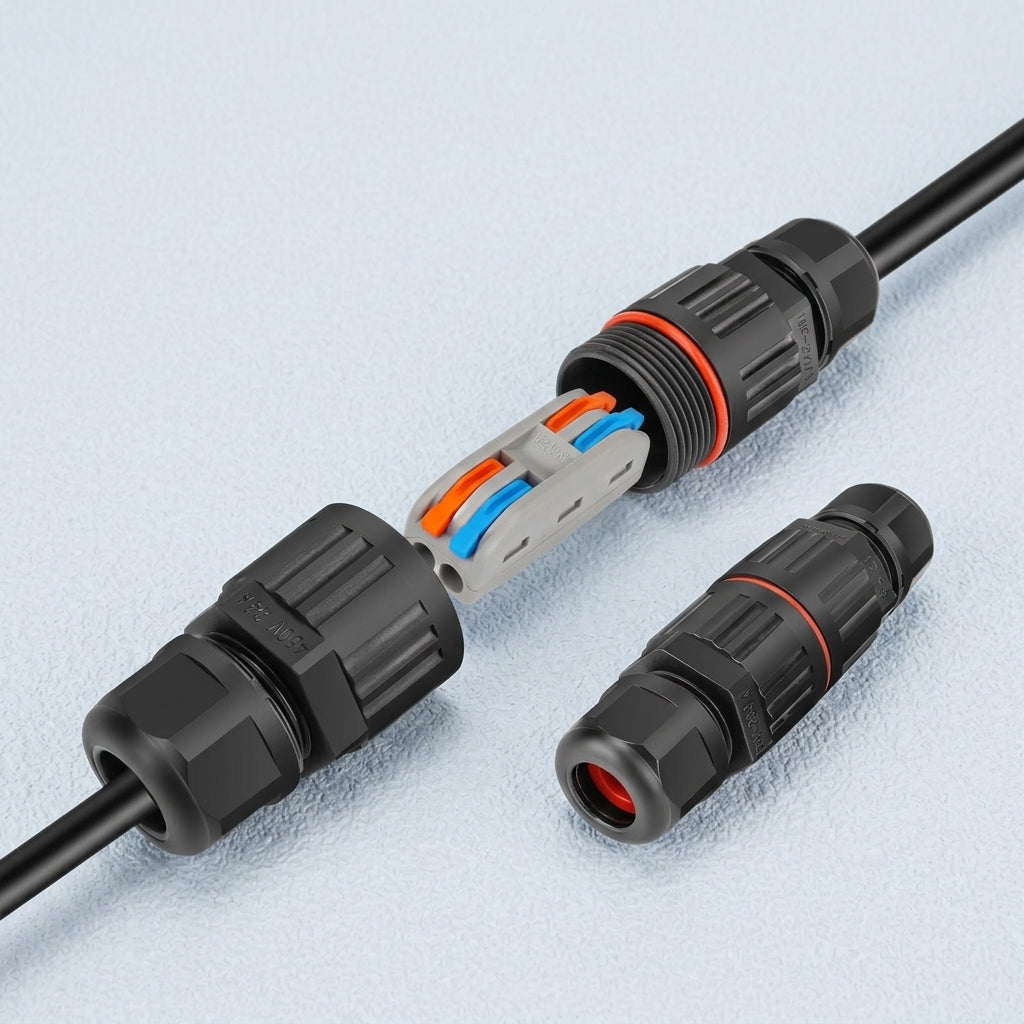 1+1 OFFERT · AUJOURD'HUI · AquaShield™ · Câblage électrique extérieur étanche