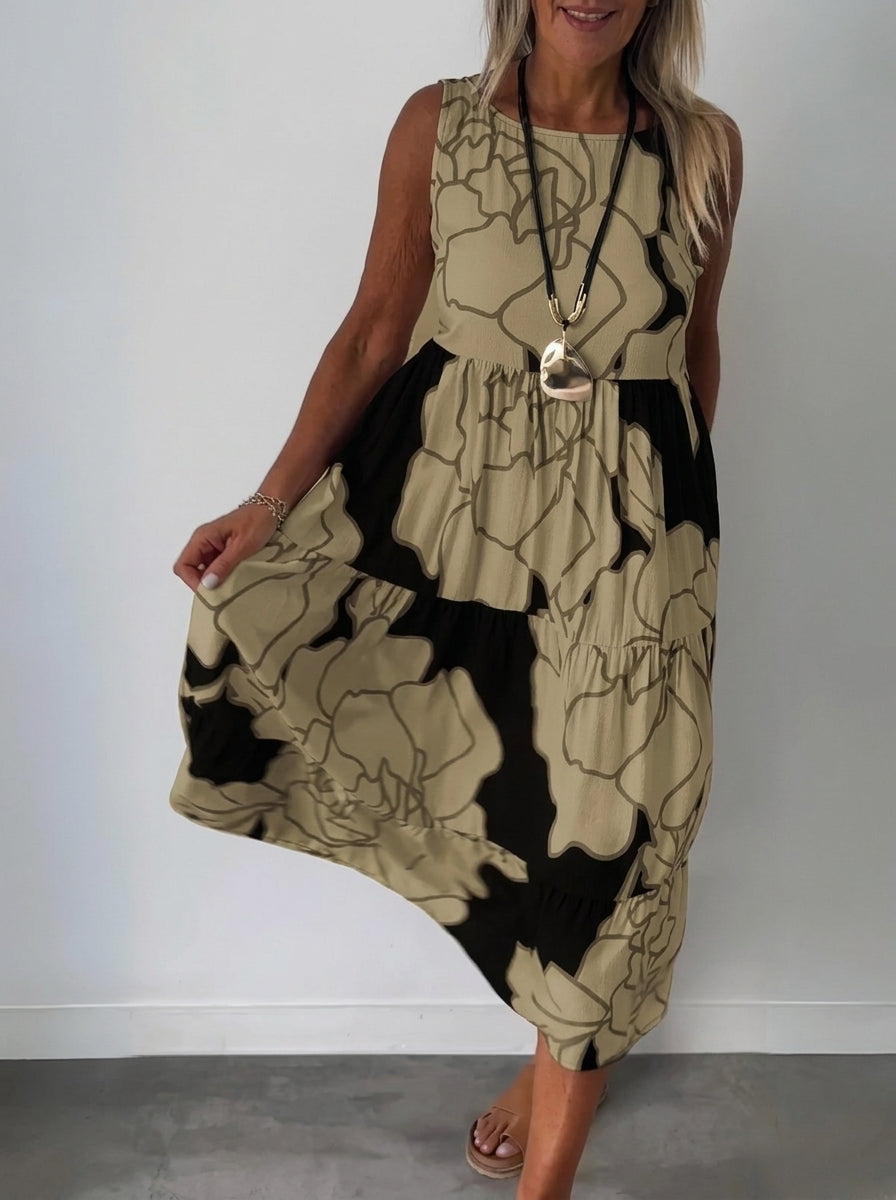 -60 % · OFFRE LIMITÉE · Maureen™ · Robe fleurie élégante