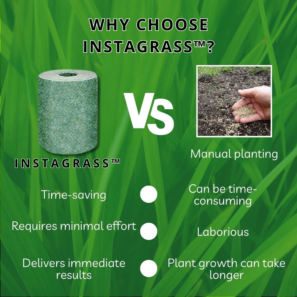 1 + 1 GRATUIT AUJOURD'HUI | InstaGrass™ | Obtenez une pelouse luxuriante et verte en toute saison !
