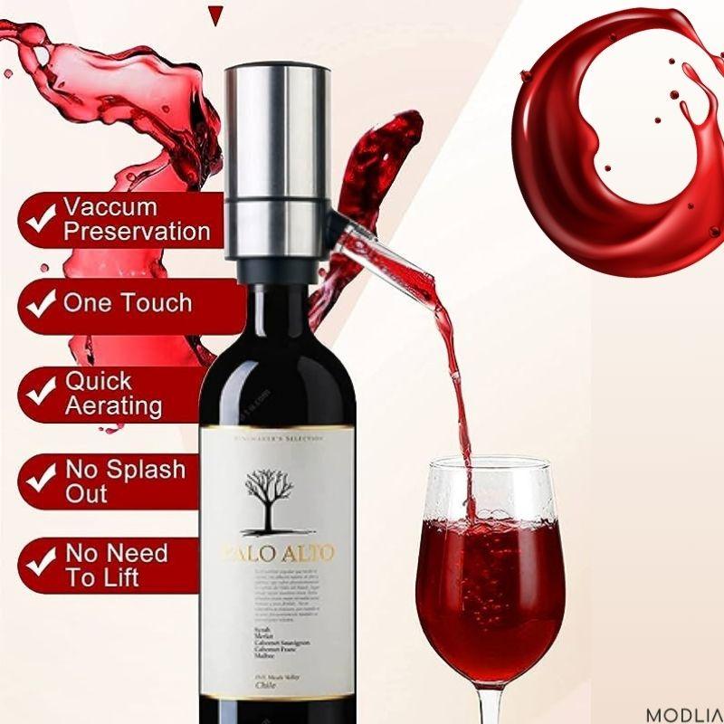 AeriBlend™ - 3-in1 Weinbelüfter, -aufbewahrer und -spender | 50% RABATT TEMPORÄR - MODLIA