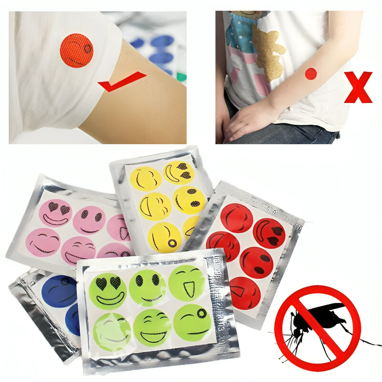 50% DE REMISE TEMPORAIRE | MosquiPatch™ | Autocollants répulsifs naturels contre les moustiques