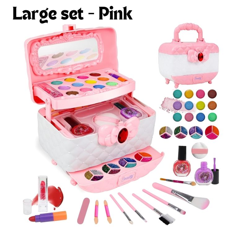 50% DE REMISE TEMPORAIRE | TinyGlam™ | Kit de maquillage lavable adapté aux enfants