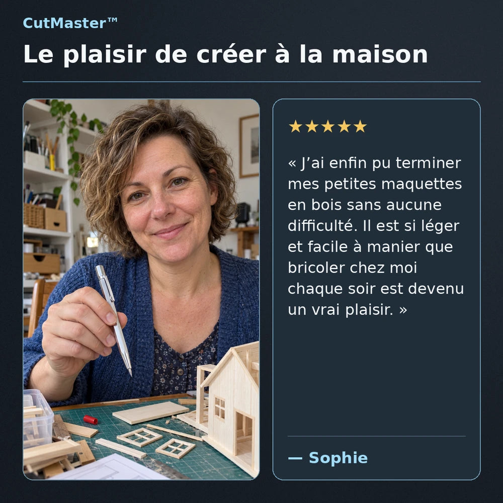 1+1 OFFERT · AUJOURD'HUI · CutMaster™ · Boostez votre productivité !