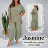 -50 % · OFFRE LIMITÉE · Jasmine™ · Ensemble tailleur deux pièces coupe décontractée