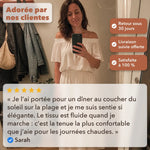 -50 % · OFFRE LIMITÉE · Elisabeth™ · Robe longue de plage à épaules dénudées