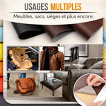 -50 % · OFFRE LIMITÉE · Self-Adhesive Patch · Patch de réparation en cuir